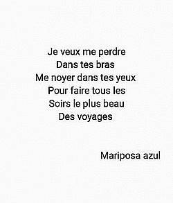 Extrait de la poésie de mon coeur