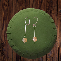 Boucles d'oreilles citrine