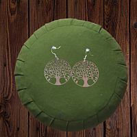 Boucles d'oreilles spirituelle argenté arbre de vie
