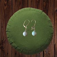 Boucles d'oreilles amazonite
