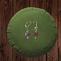 Boucles d'oreilles améthyste