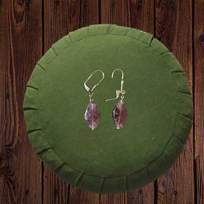 Boucles d'oreilles améthyste