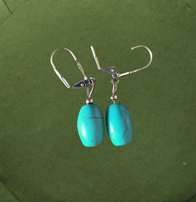 Boucles d'oreilles turquoise