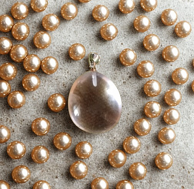 Pendentif cristal de roche