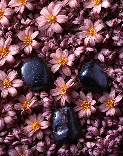 Pierre roulée tourmaline noire naturelle