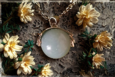 Pendentif aventurine naturelle